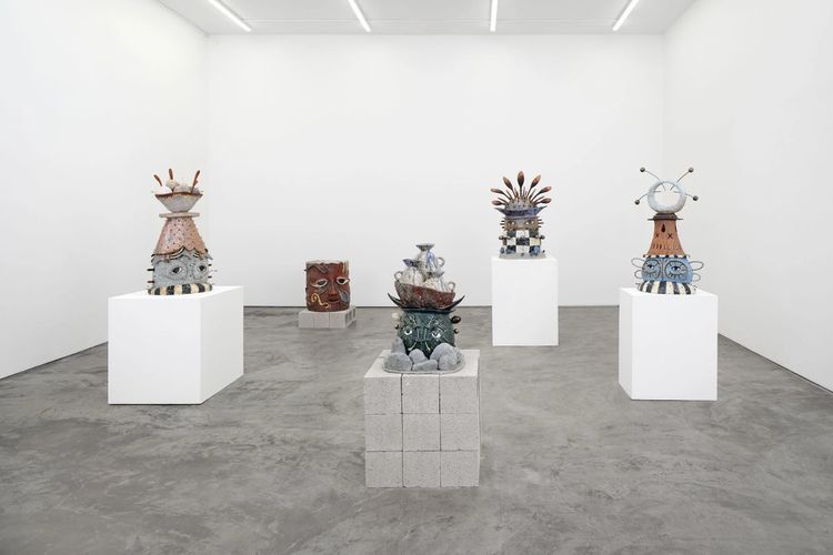 Installation view, Sunken Bust Shimmering Stone, Megan Mulrooney · 2026 (10)