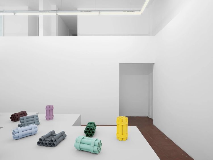 Installation view, Sets of Seven Cylinders, As-Is Gallery · 2026 (2)