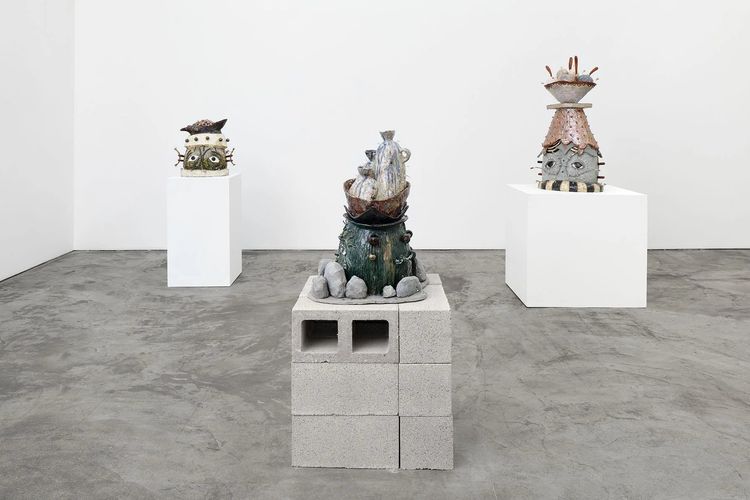 Installation view, Sunken Bust Shimmering Stone, Megan Mulrooney · 2026 (1)