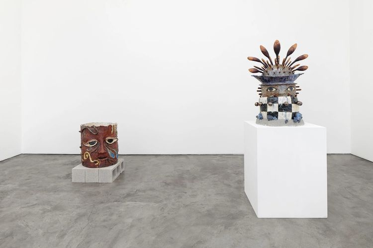 Installation view, Sunken Bust Shimmering Stone, Megan Mulrooney · 2026 (4)