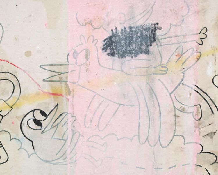 Installation view, Imaginary Friends: Drawings and Paintings, James Fuentes, Los Angeles · 2025 (11)