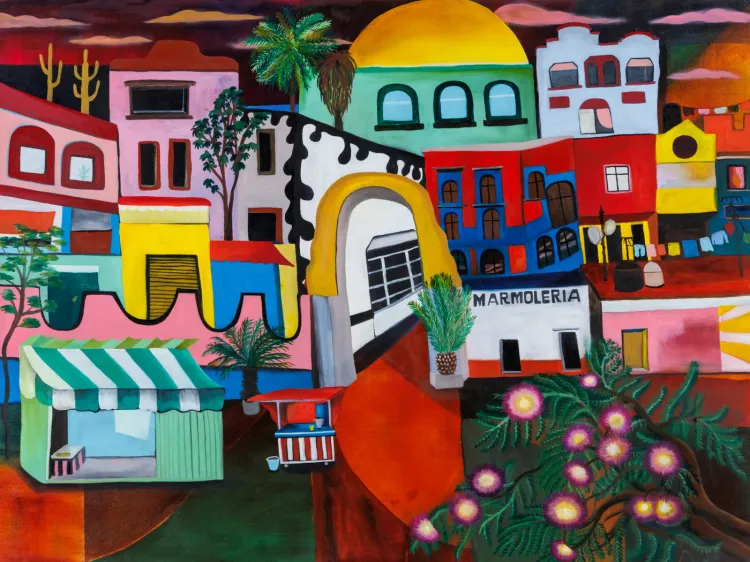 Installation view, Notes from Lagunilla, Marc Straus, Lower East Side