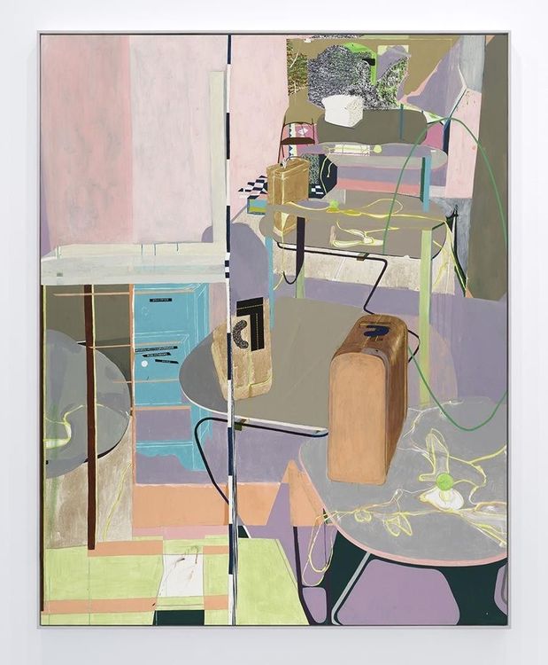 Installation view, PILINGS, David Kordansky Gallery