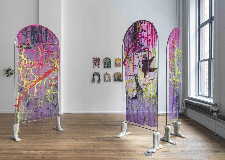 Installation view, Allegory of Continents, Chozick Family Art Gallery · 2025 (5)
