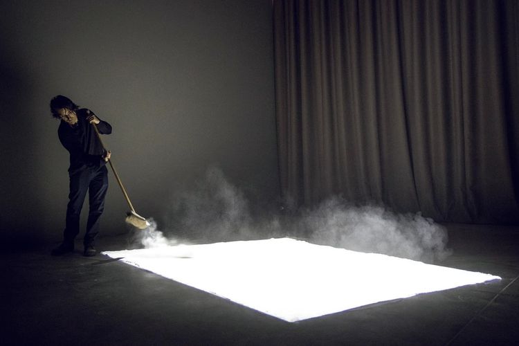 Installation view, Edith Dekyndt Notes on What is What, Marian Goodman, New York · 2026 (7)