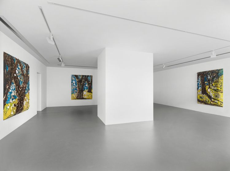 Installation view, Plate Paintings, Mnunchin · 2025 (7)