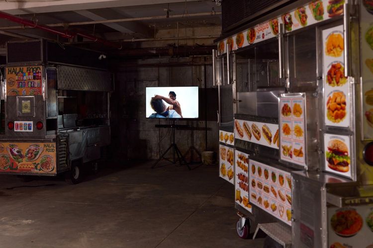 Installation view, God is Good, Meredith Rosen