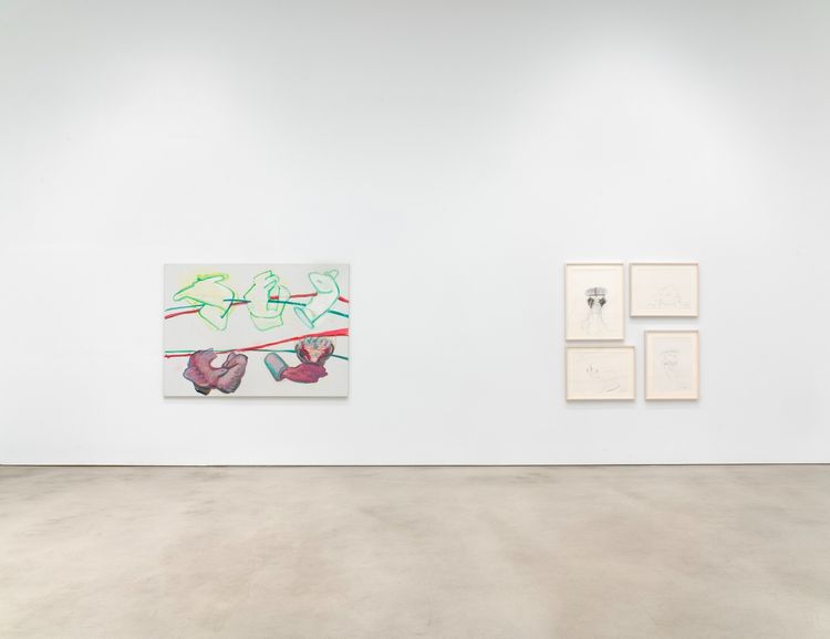 Installation view, Maria Lassnig, Petzel Gallery · 2026 (10)