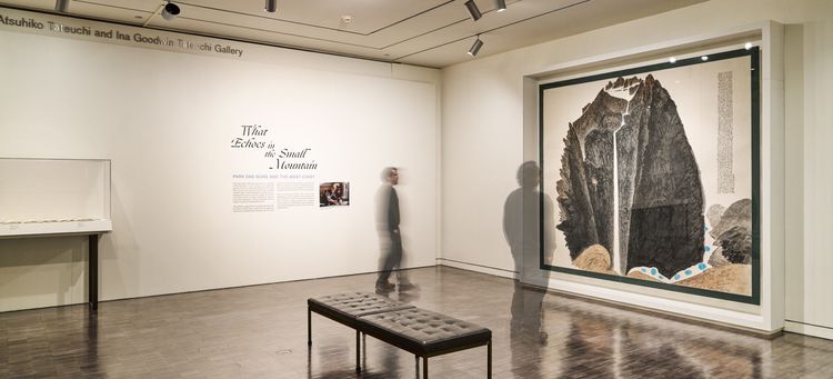 Installation view, Echoes in the Small Mountain: Park Dae-sung and the West Coast, Asian Art Museum