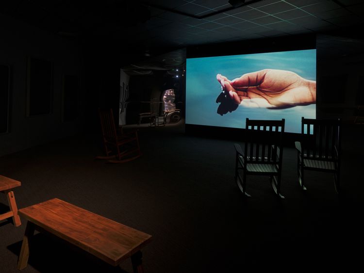 Installation view, Sometimes I Feel Like I Am Almost Home, California African American Museum · 2025 (2)