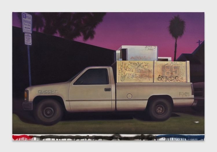 Installation view, NO PARKING, Matthew Brown, Los Angeles