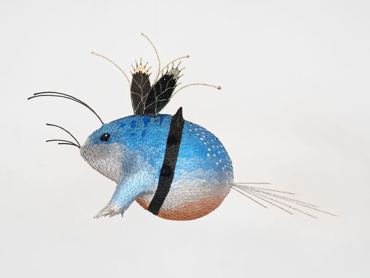 Installation view, Roberto Benavidez: BOSCH BEASTS, Perrotin · 2025 (7)