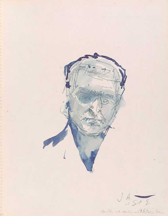 Installation view, Friends Who Came to See Me: Drawings from John Ashbery’s Collection, The Morgan Library & Museum · 2026 (10)