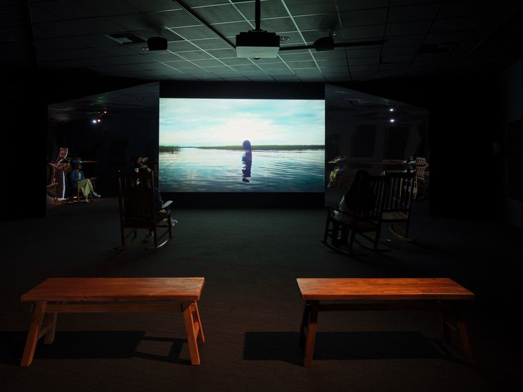 Installation view, Sometimes I Feel Like I Am Almost Home, California African American Museum · 2025 (4)