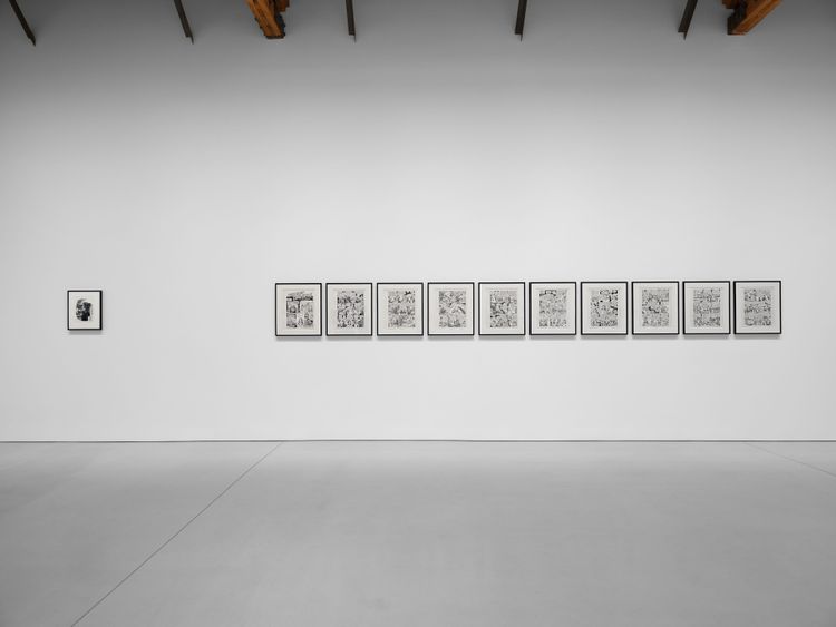Installation view, Tales of Paranoia, David Zwirner, 616 Western Ave · 2025 (7)