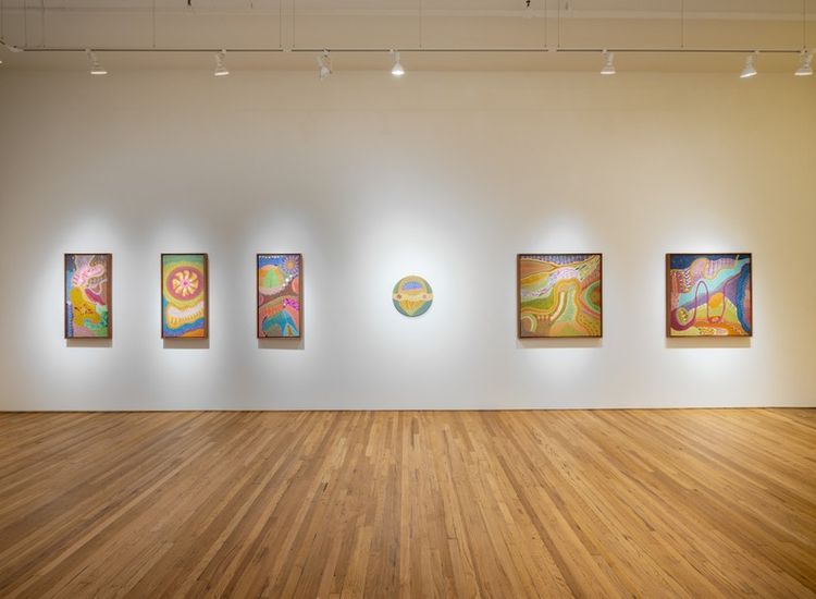 Installation view, On the Dotted Line, Andrew Edlin Gallery · 2025 (2)