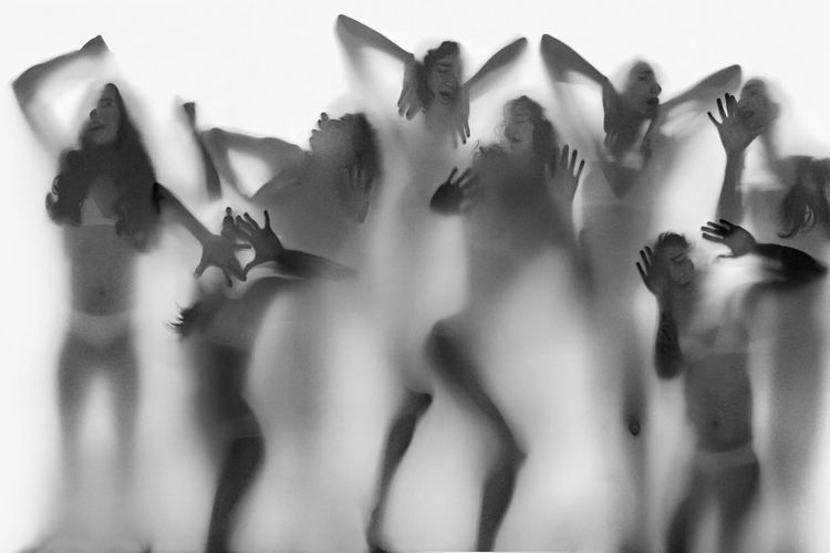 Installation view, Neither Here, Nor There -- The Migrant Body, Carvalho, 110 Waterbury 