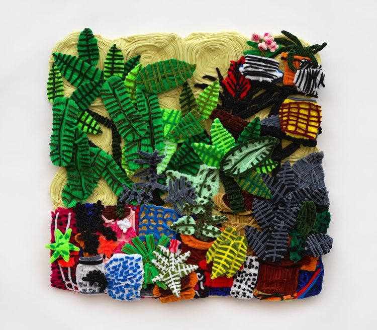 Installation view, Montrel Beverly, Megan Mulrooney