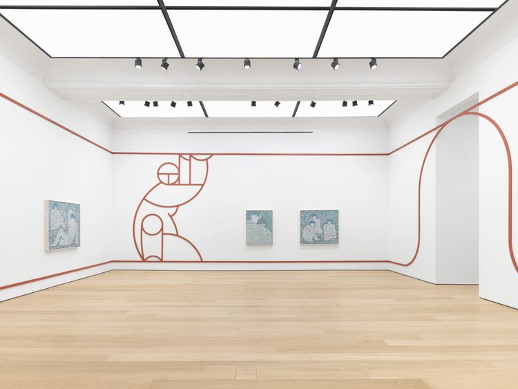 Installation view, Ruby Sky Stiler, Alexander Gray Associates · 2025 (4)