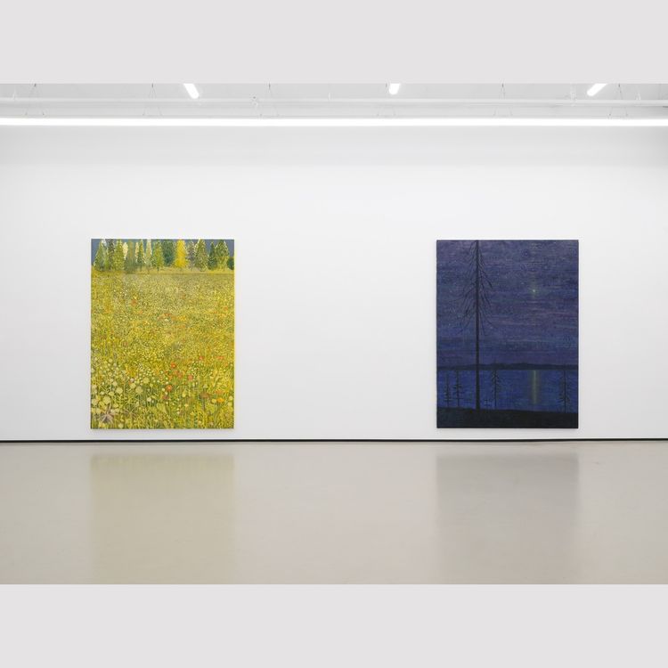 Installation view, All Night I Heard a Singing Bird, Philip Martin Gallery · 2025 (1)