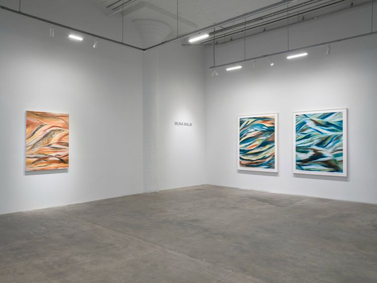 Installation view, Contours of Memory, Vielmetter · 2025 (10)