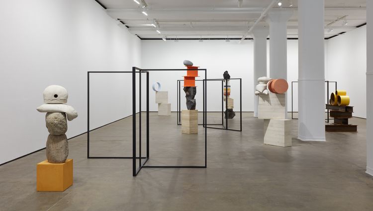 Installation view, The Simple Act of Positioning, Sean Kelly · 2026 (1)