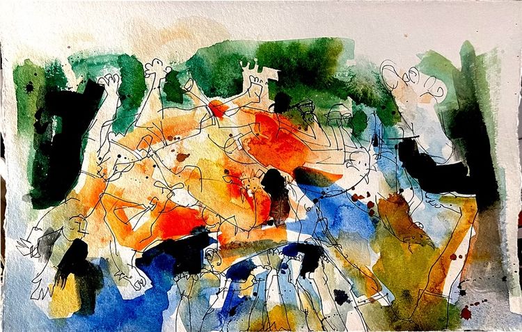 Installation view, I, New York, Kolkata, Terre – A Journey, Blue Mountain Gallery