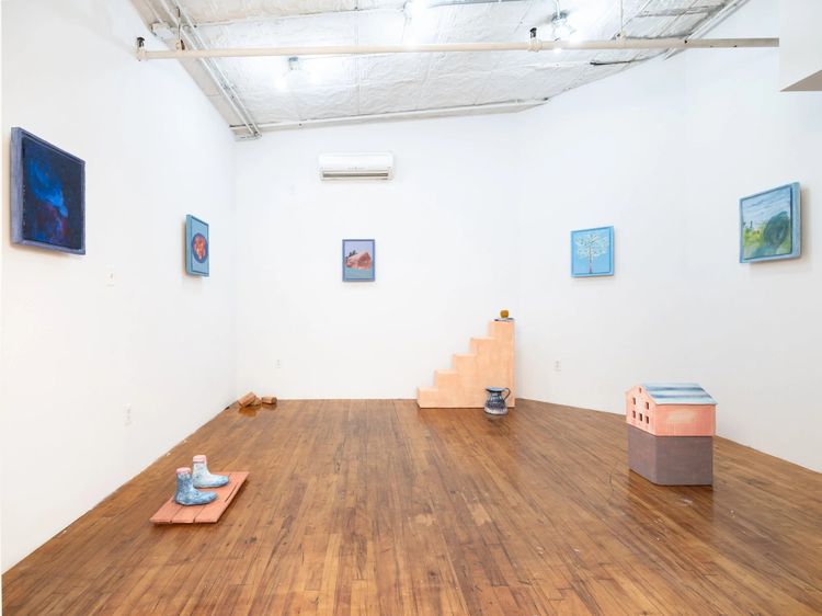 Installation view, Plural Is a Kite that Goes Left or Right , Ulterior Gallery · 2026 (1)