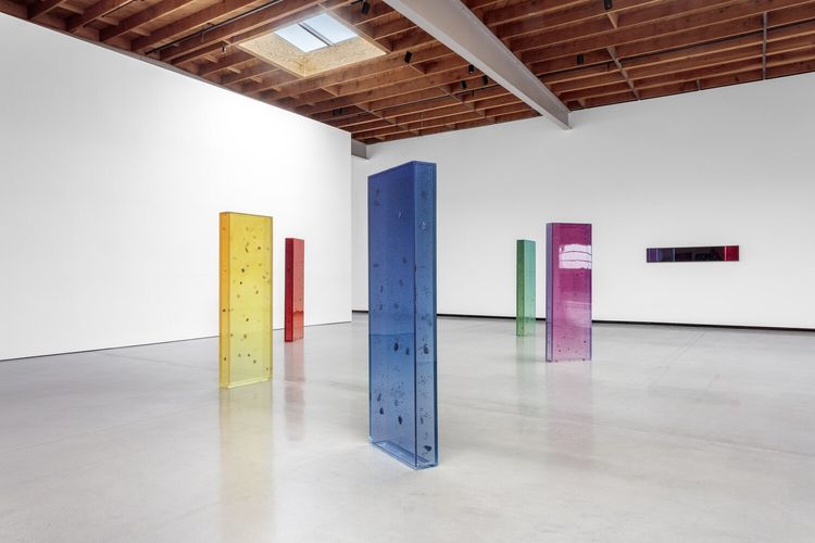 Installation view, Walk on the Moon, Jeffrey Deitch, Orange Drive · 2025 (2)