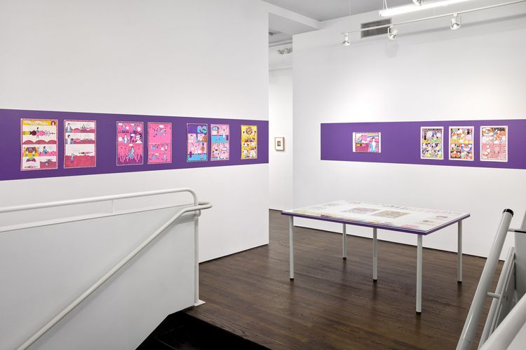 Installation view, Bobbie Cadet in the Court of the Ladybugs, White Columns · 2026 (5)