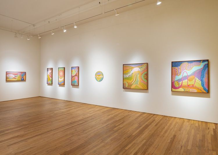 Installation view, On the Dotted Line, Andrew Edlin Gallery · 2025 (3)