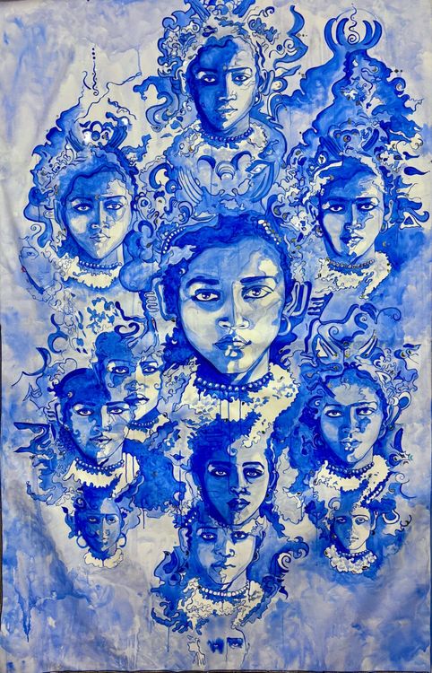 Installation view, Talkin’ Bout a Revolution, Pen and Brush · 2025 (4)