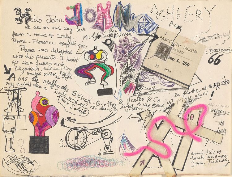 Installation view, Friends Who Came to See Me: Drawings from John Ashbery’s Collection, The Morgan Library & Museum · 2026 (14)