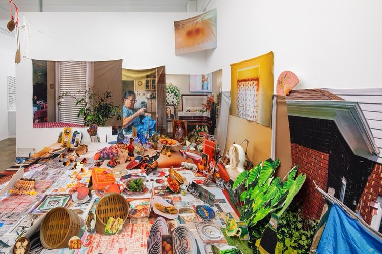 Installation view, Leftovers, Higher Pictures · 2025 (2)