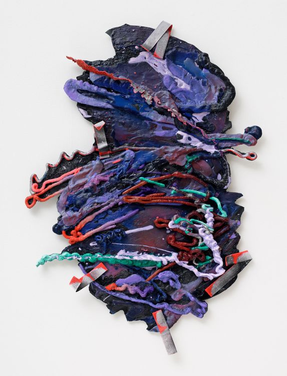 Installation view, Tape Drifts and Figures Reach, Philip Martin Gallery · 2026 (29)