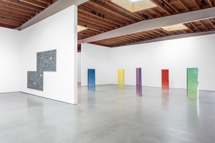 Installation view, Walk on the Moon, Jeffrey Deitch, Orange Drive · 2025 (3)