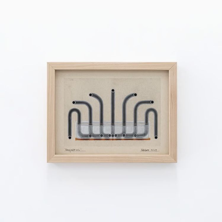 Installation view, Laying Pipe, Stowaway · 2025 (5)