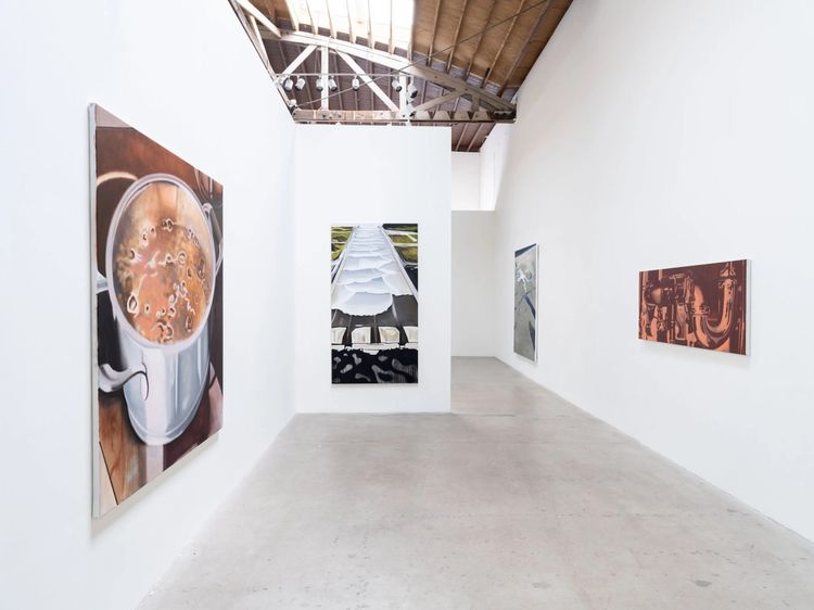 Installation view, Coughing in the Pipes, Moskowitz Bayse · 2025 (3)