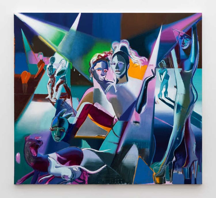 Installation view, Katherina Olschbaur: I Spend All Day Waiting for the Night, Perrotin · 2025 (10)