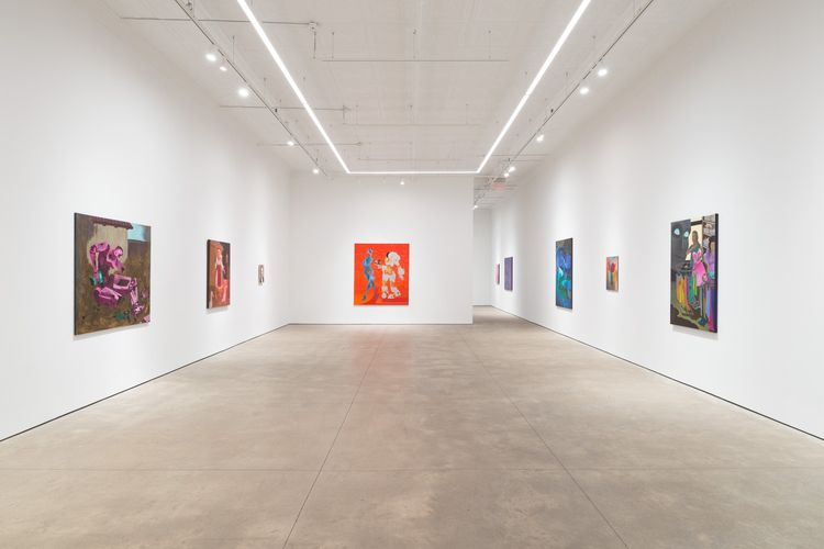Installation view, Paintings Made for Aliens Above, PPOW, 392 Broadway · 2025 (2)