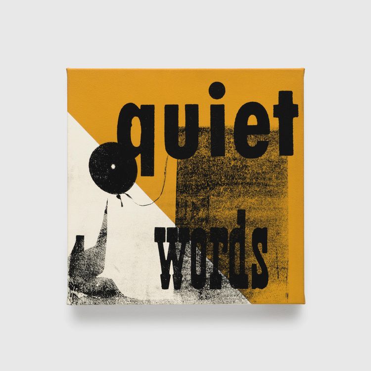 Installation view, Words Doing as They Want to Do, Gordon Robichaux