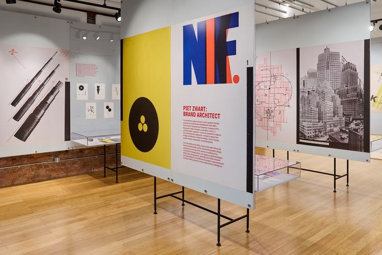Installation view, Brand Architect, Letterform Archive