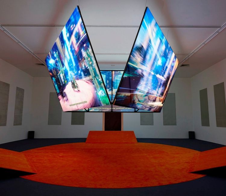 Installation view, Delivery Dancer Codex, MoMA PS1 · 2025 (6)
