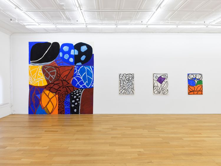 Installation view, Works on Paper: A Survey, Peter Blum · 2026 (6)