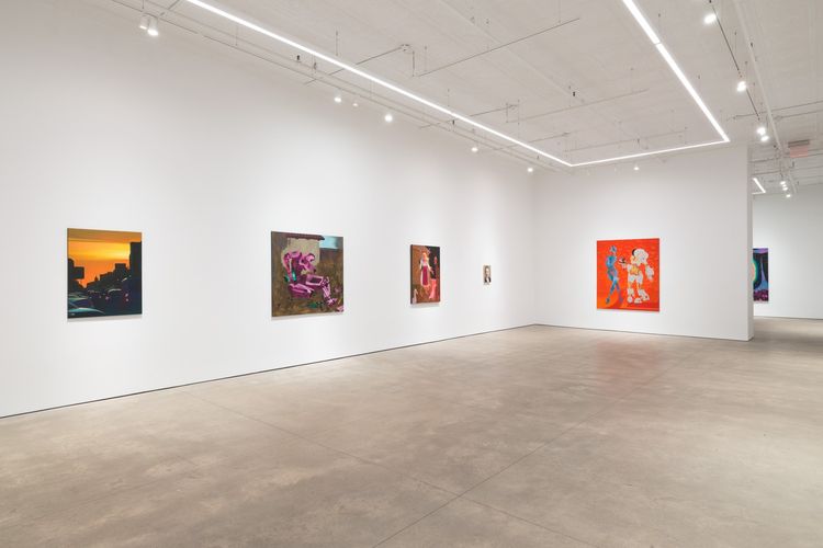 Installation view, Paintings Made for Aliens Above, PPOW, 392 Broadway · 2025 (4)