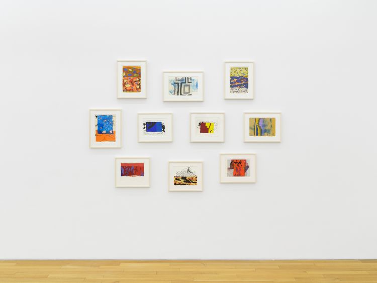Installation view, Works on Paper: A Survey, Peter Blum · 2026 (3)