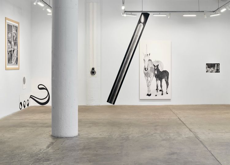 Installation view, Glass half, Vielmetter · 2026 (2)