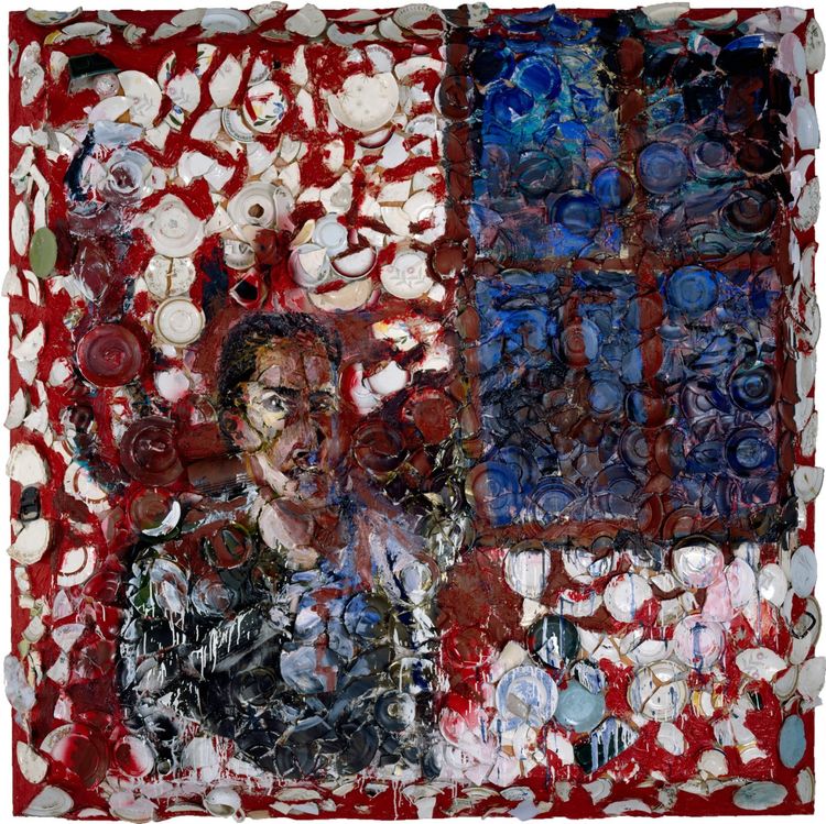 Installation view, Plate Paintings, Mnunchin