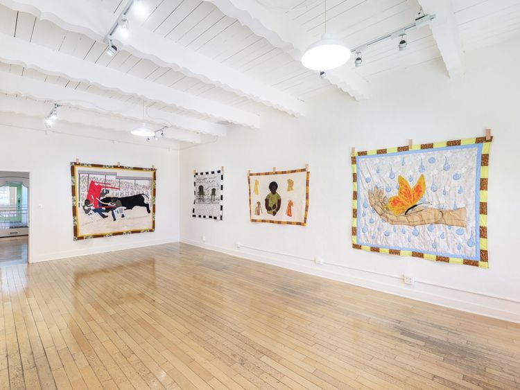 Installation view, Illuminations from a Captured Soul, Official Welcome · 2025 (5)
