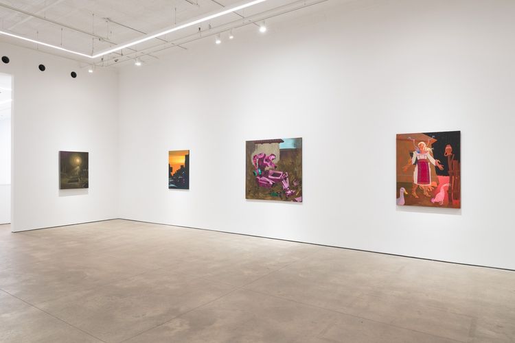 Installation view, Paintings Made for Aliens Above, PPOW, 392 Broadway · 2025 (5)